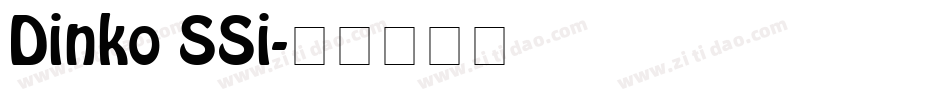 Dinko SSi字体转换